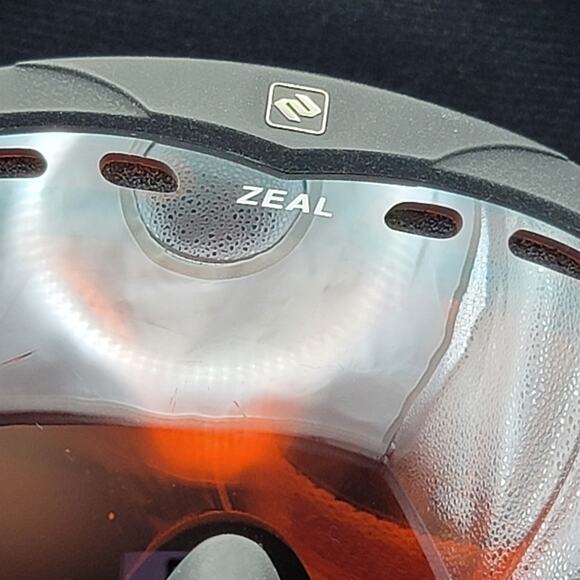 Zeal Optics Ski Goggles Link Hyper Flash No Fog Vented Orange Lens Hard Case - Picture 14 of 14